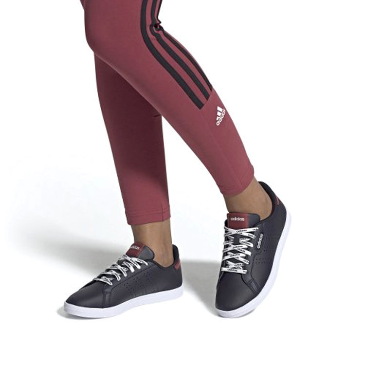 (WMNS) adidas neo Courtpoint Cl X 'Black Red' FW7645