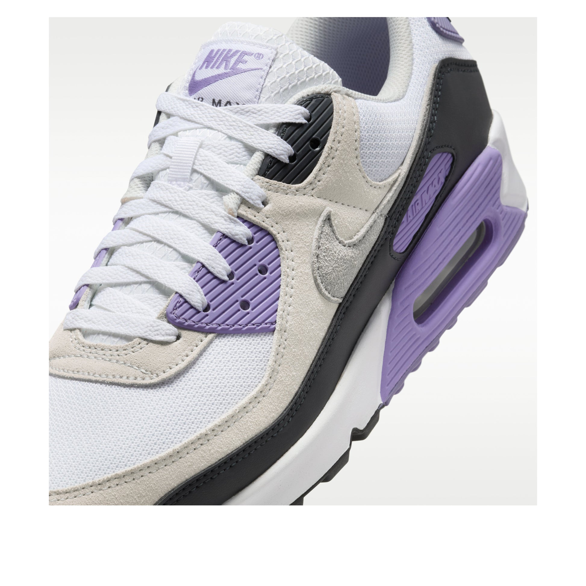 Nike Air Max 90 'White Dusty Amethyst Photon Dust Light Smoke Grey' DM0029-114