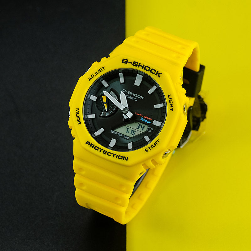 CASIO G-Shock Analog-Digital 'Yellow' GA-B2100C-9APR