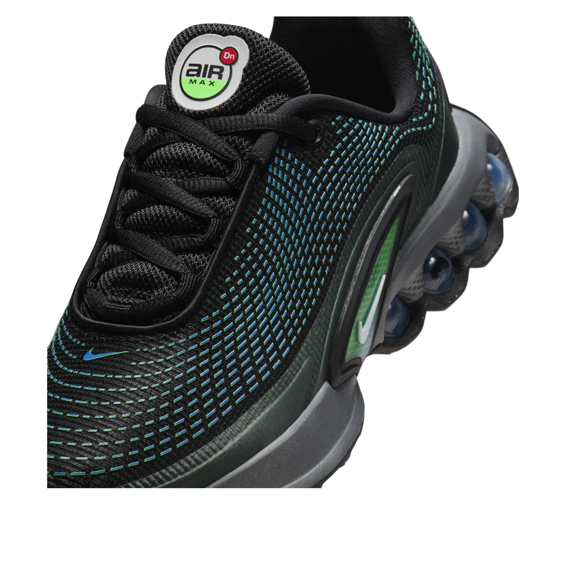 (GS) Nike Air Max Dn 'Black Hyper Cobalt Rage Green' FB8987-010