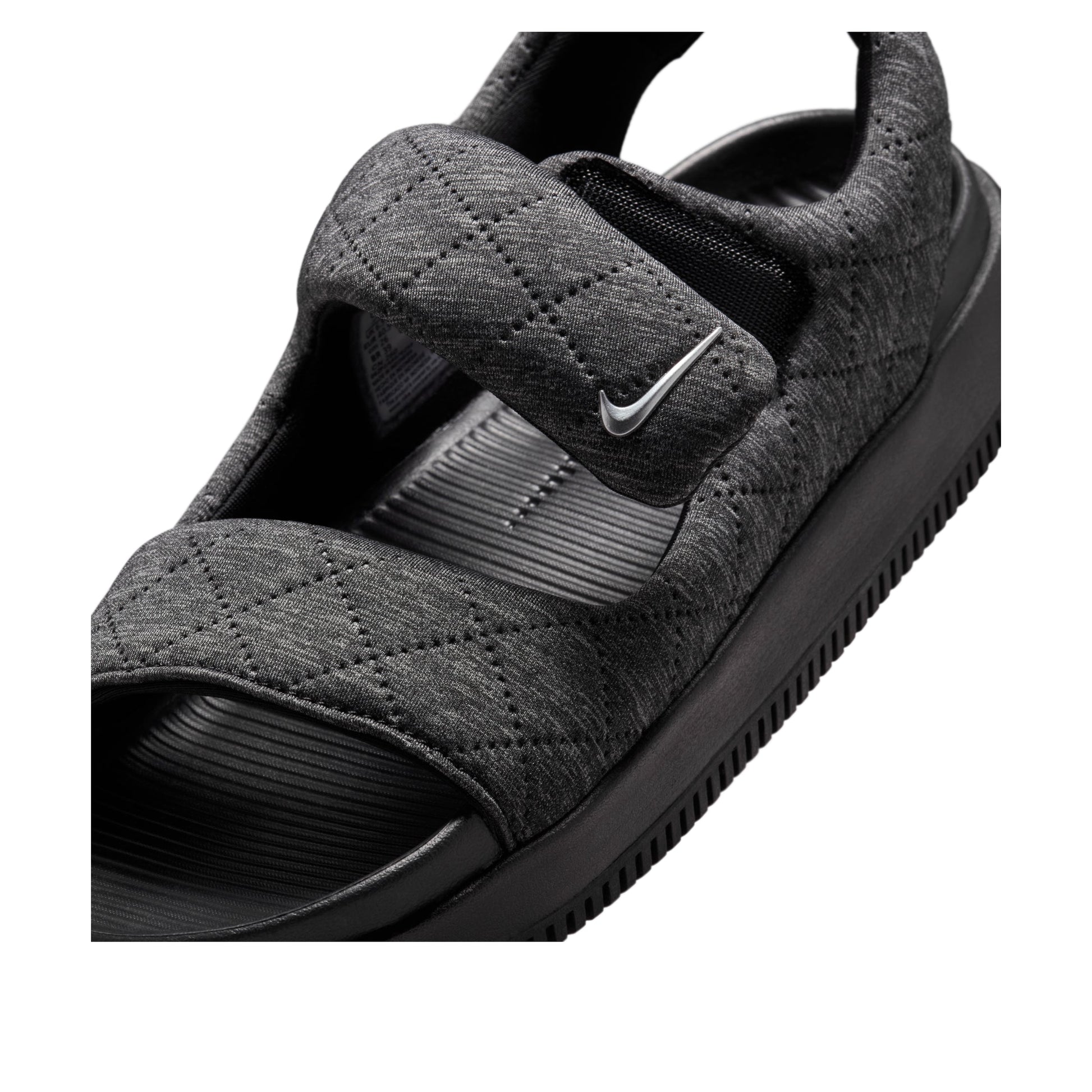 (WMNS) Nike Calm SE Sandals 'Black Metallic Silver' HJ9000-002