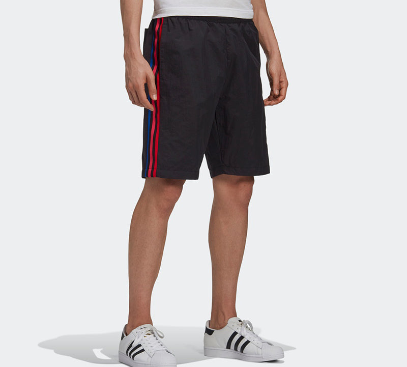 adidas originals 3D WV Short logo 'Black Light Red' GJ6743