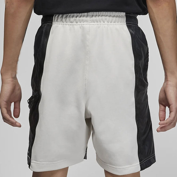 Air Jordan Contrasting Colors Loose Lacing Woven Casual Sports Shorts White DM1862-030
