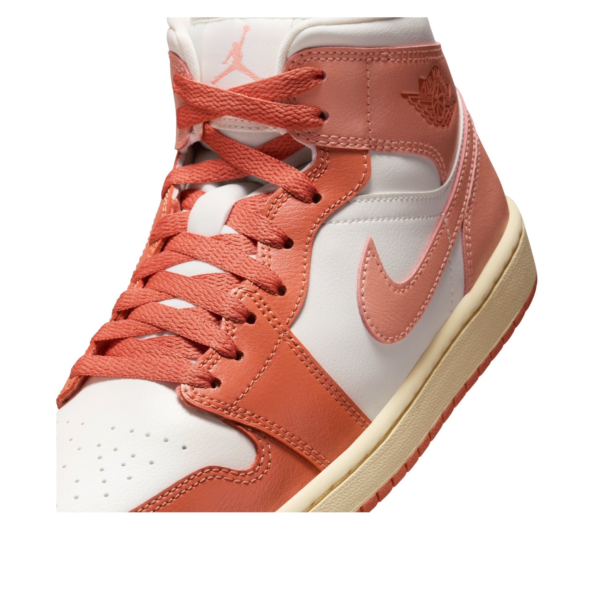(WMNS)	Air Jordan 1 Mid 'Madder Root'  BQ6472-180