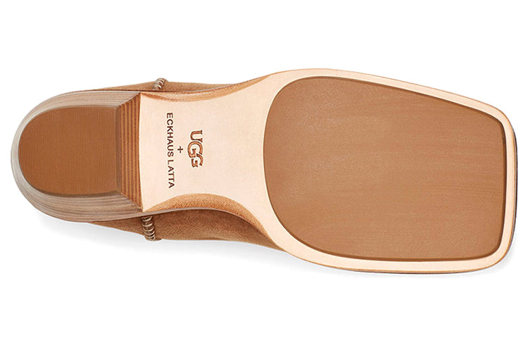 (WMNS) UGG + Eckhaus Latta Block Cowboy Boot 'Chestnut' 1115096-CHE