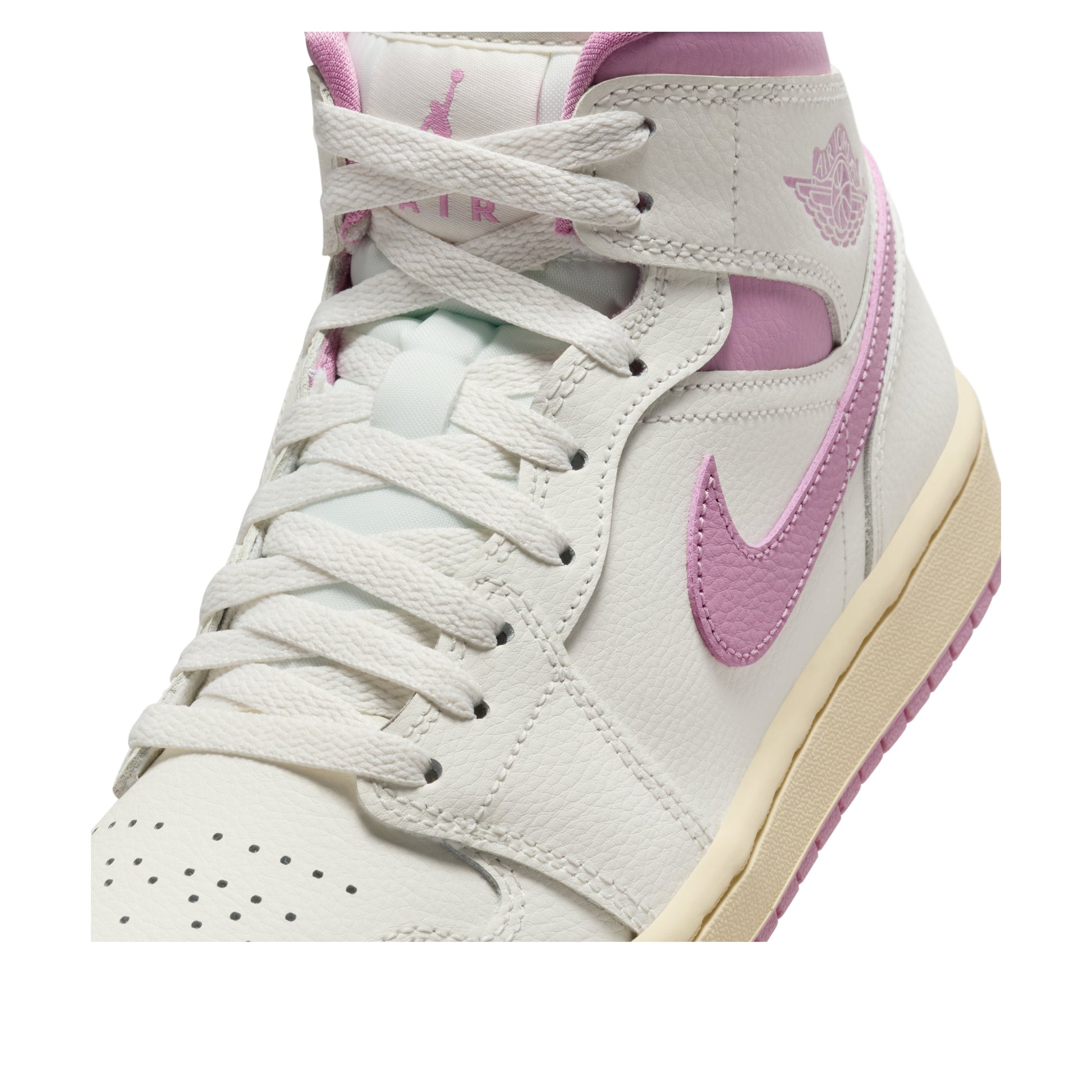 (WMNS) Air Jordan 1 Mid 'Sail Pink Coconut Milk' BQ6472-162