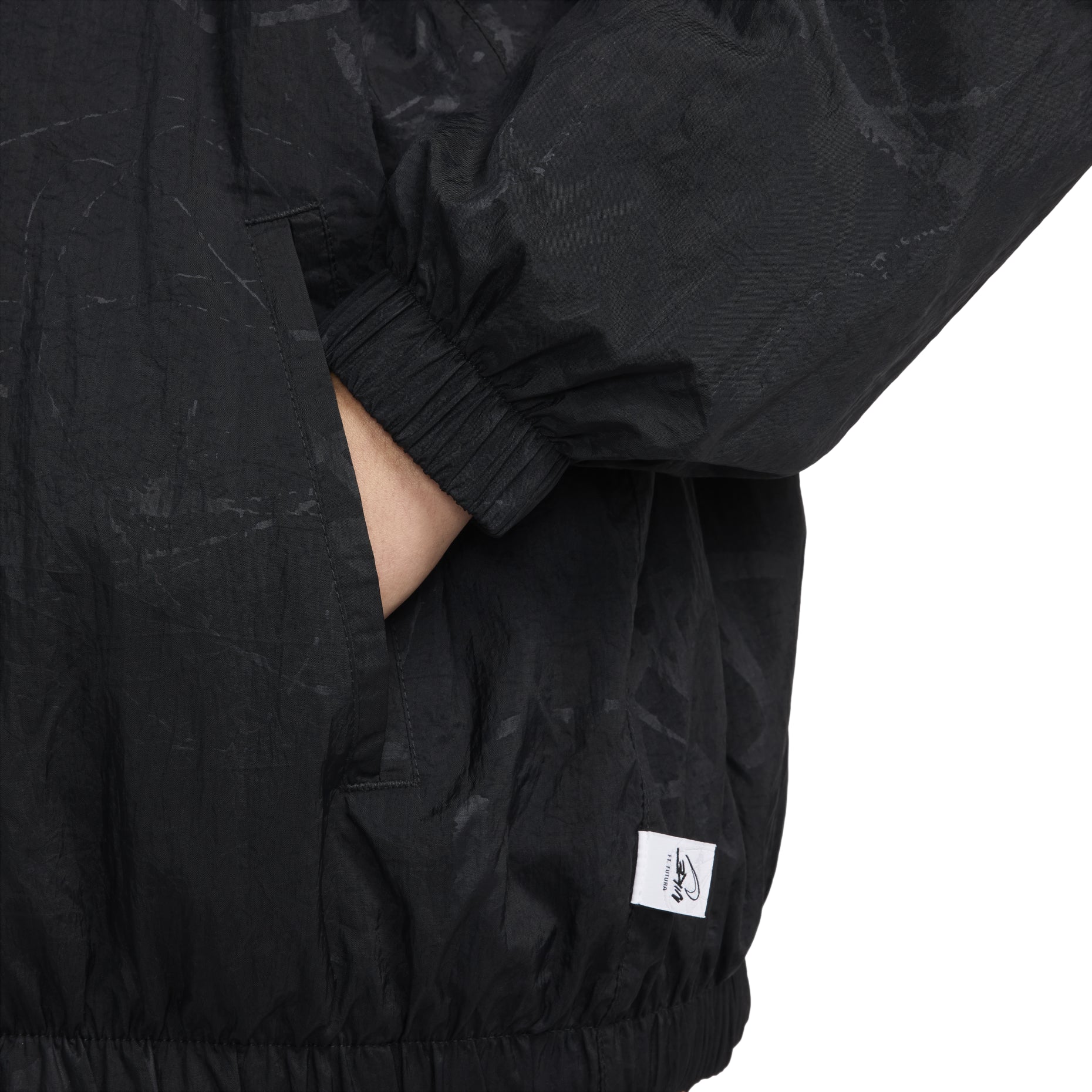 (WMNS) Nike Sportswear Breaking Windrunner Jacket Asia Sizing 'Black Anthracite' HF6069-010
