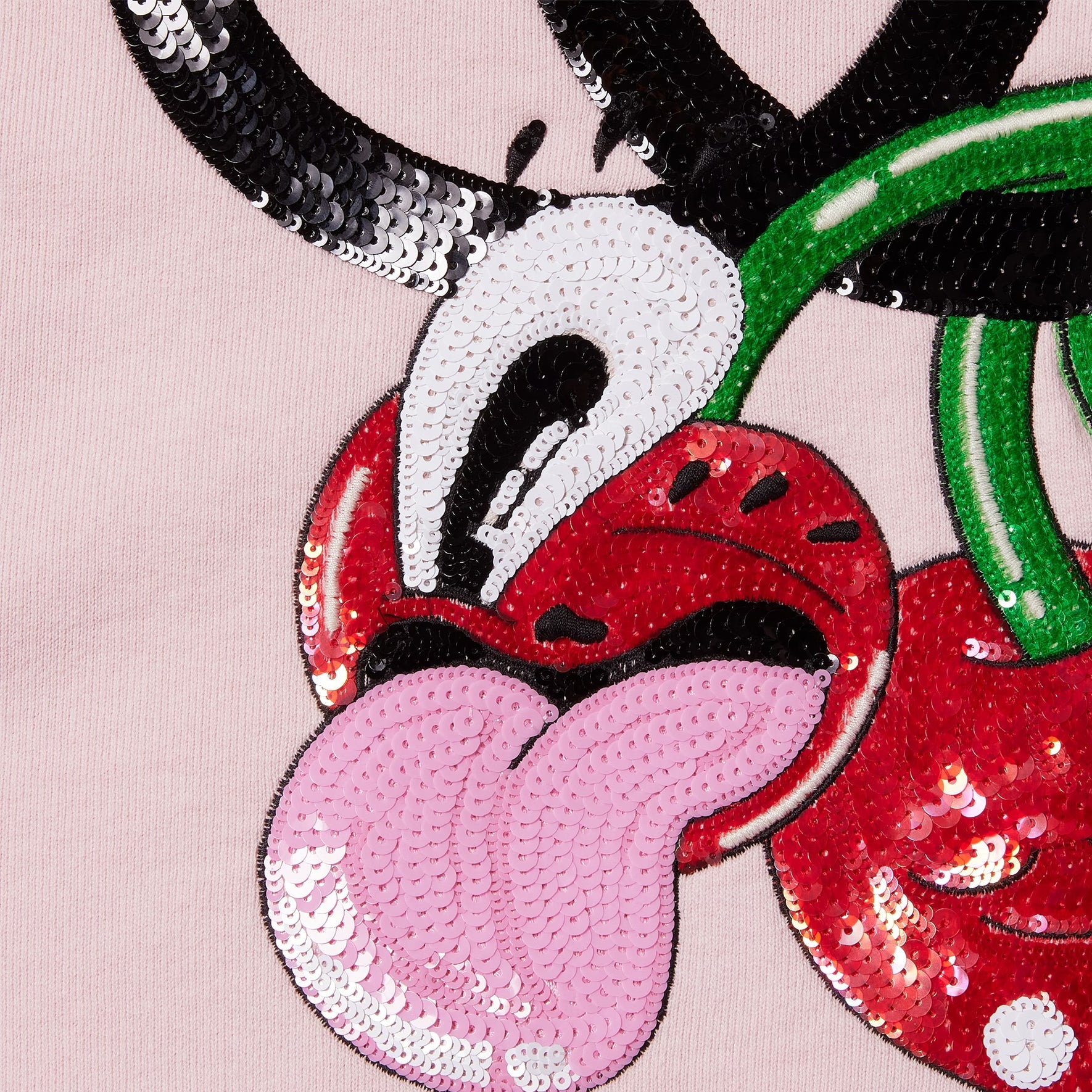(WMNS) Gucci Cotton Jersey Sweatshirt With Embroidery 'Pink' 773769-XJGHH-5781