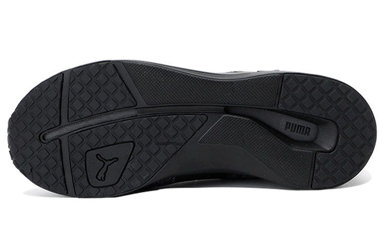 (WMNS) PUMA Flex Xt Actv Knit Low Running Shoes Black 191589-01