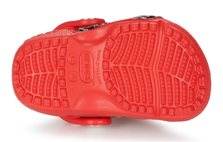 (GS) Crocs FunLab Cars Clogs 'Red Yellow' 204116-8C1