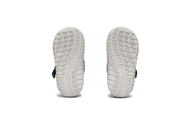 (TD) ASICS Amphibian Baby SR 2 Running Shoes Blue/Yellow TUS118-415