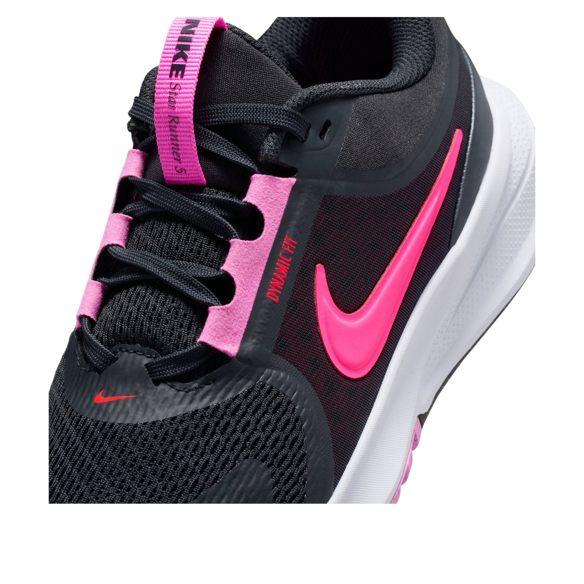 (GS) Nike Star Runner 5 'Off Noir Playful Pink Bright Crimson' HF7004-005