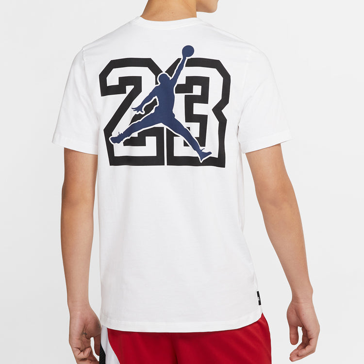 Air Jordan LEGACY AJ13 Sports Short Sleeve White CW0800-100