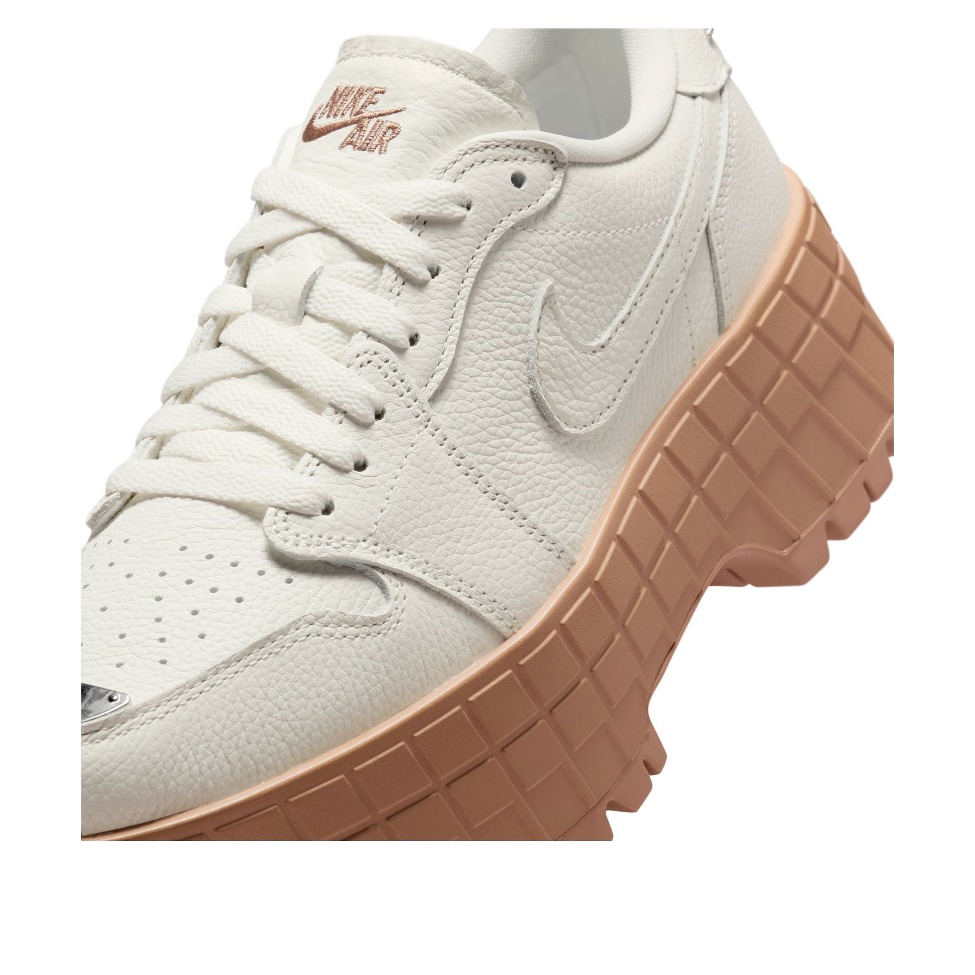 (WMNS)	Air Jordan 1 Low Brooklyn 'Sail Rattan'  HF3184-101