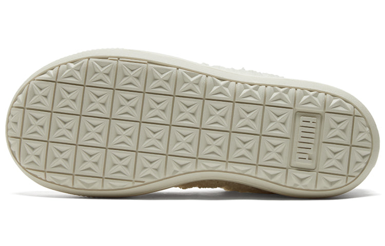 (WMNS) PUMA Suede Mayu Slip-On 'Teddy - Marshmallow' 384887-02