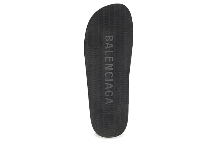 (WMNS) Balenciaga Mallorca Sandals Black 656842WA2M61010