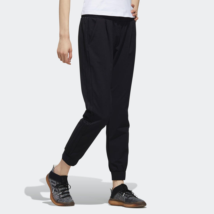 (WMNS) adidas Woven 3S Sweatpants Black DW5725