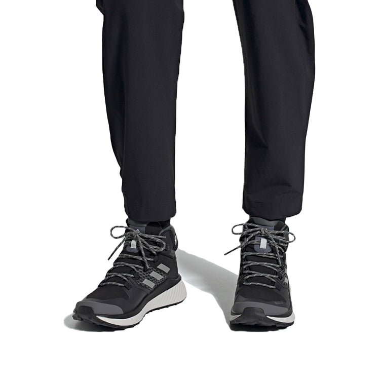 (WMNS) adidas Terrex Folgian Hiker Mid Gore-Tex 'Black Grey' EF2274