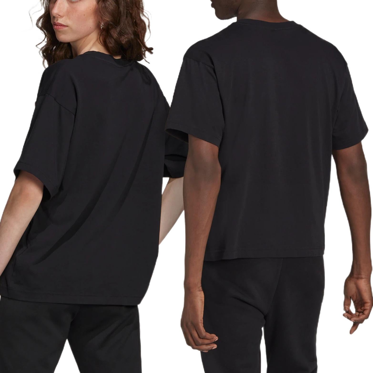(WMNS) adidas originals Love Unites Tre Casual Breathable Fabric Multi-Color Logo Sport Short Sleeve Black HE2520