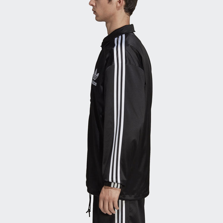 adidas originals Men's Satin Coach Jacket DV1617