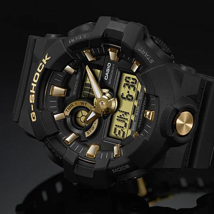 CASIO G-Shock Analog-Digital 'Black' GA-710B-1A9PRD