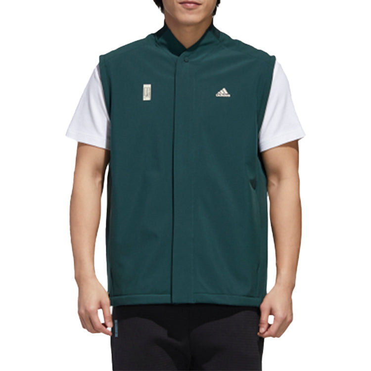 adidas Wj Jkt Warm Removable Long Sleeved Sports Jacket Men's Green GM4468