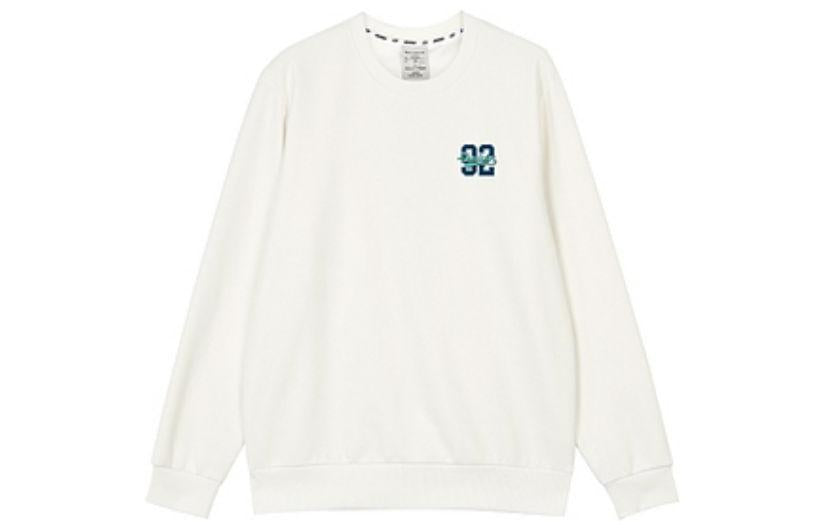 Skechers Number Printed Crew Sweatshirt 'Grey Black White' L422U228