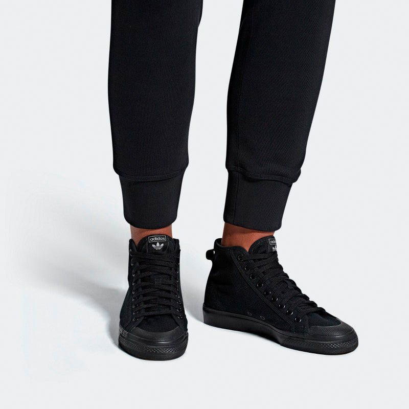 adidas Nizza Hi Top 'Black logo' B41651