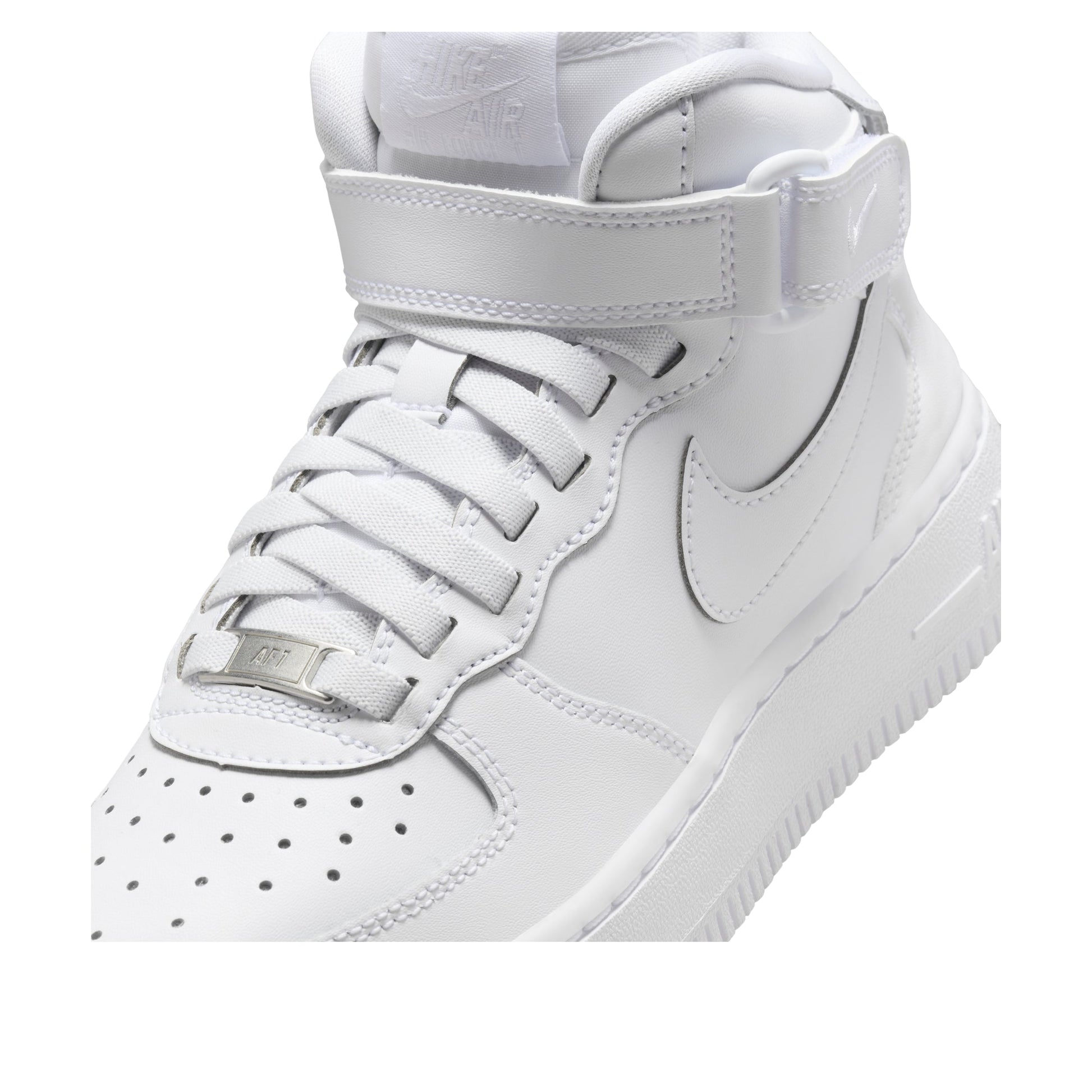 (GS) Nike Air Force 1 Mid EasyOn SE 'Triple White' FN1193-111