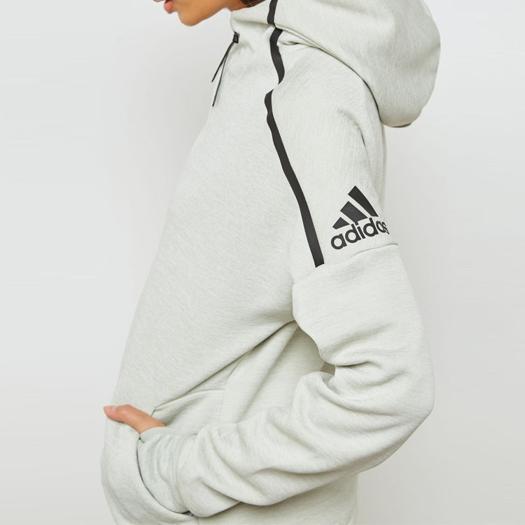 (WMNS) adidas Sports Stylish Knit Jacket Silver Gray CZ2826