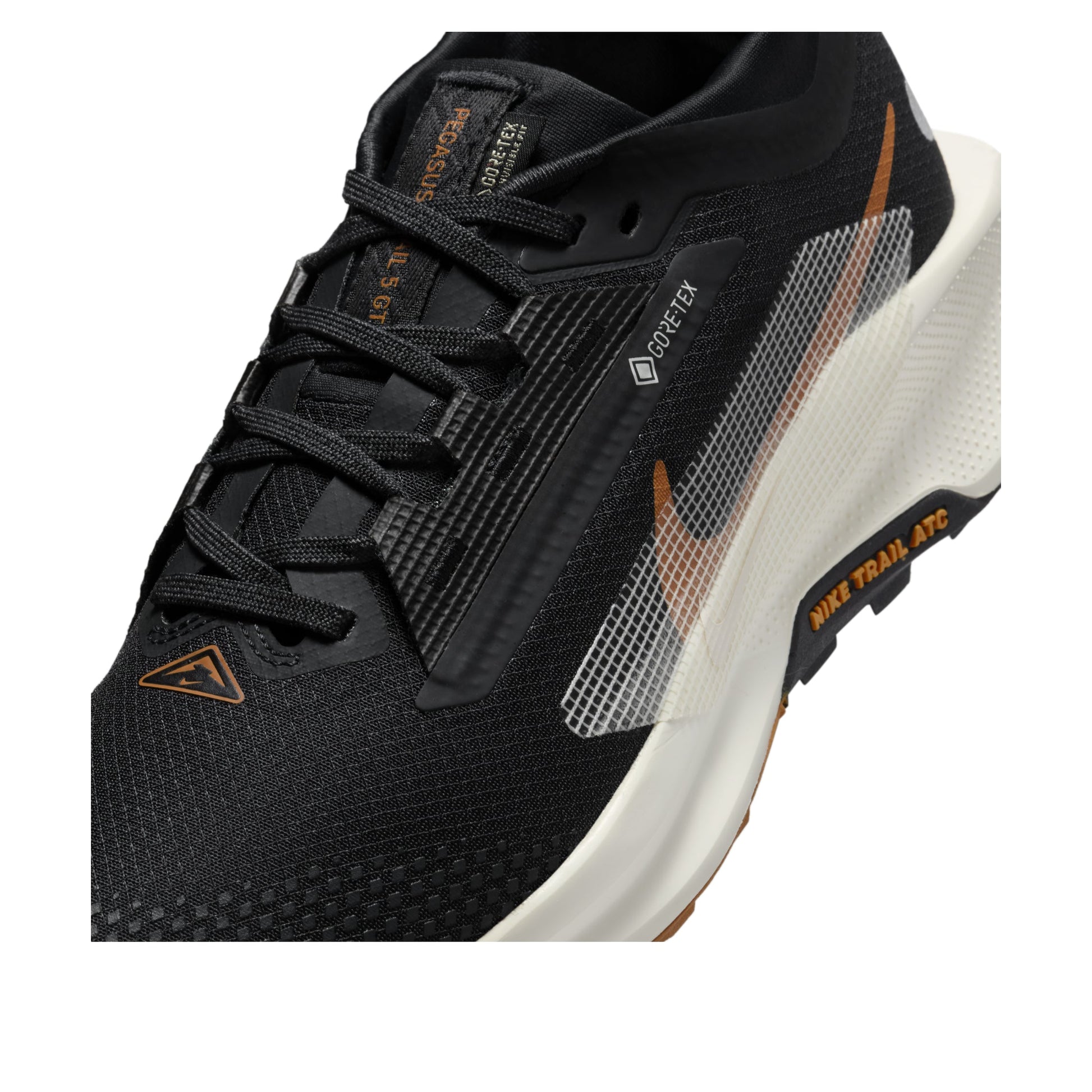 (WMNS) Nike Pegasus Trail 5 Gore-Tex 'Black Ivory Monarch' FQ0912-005