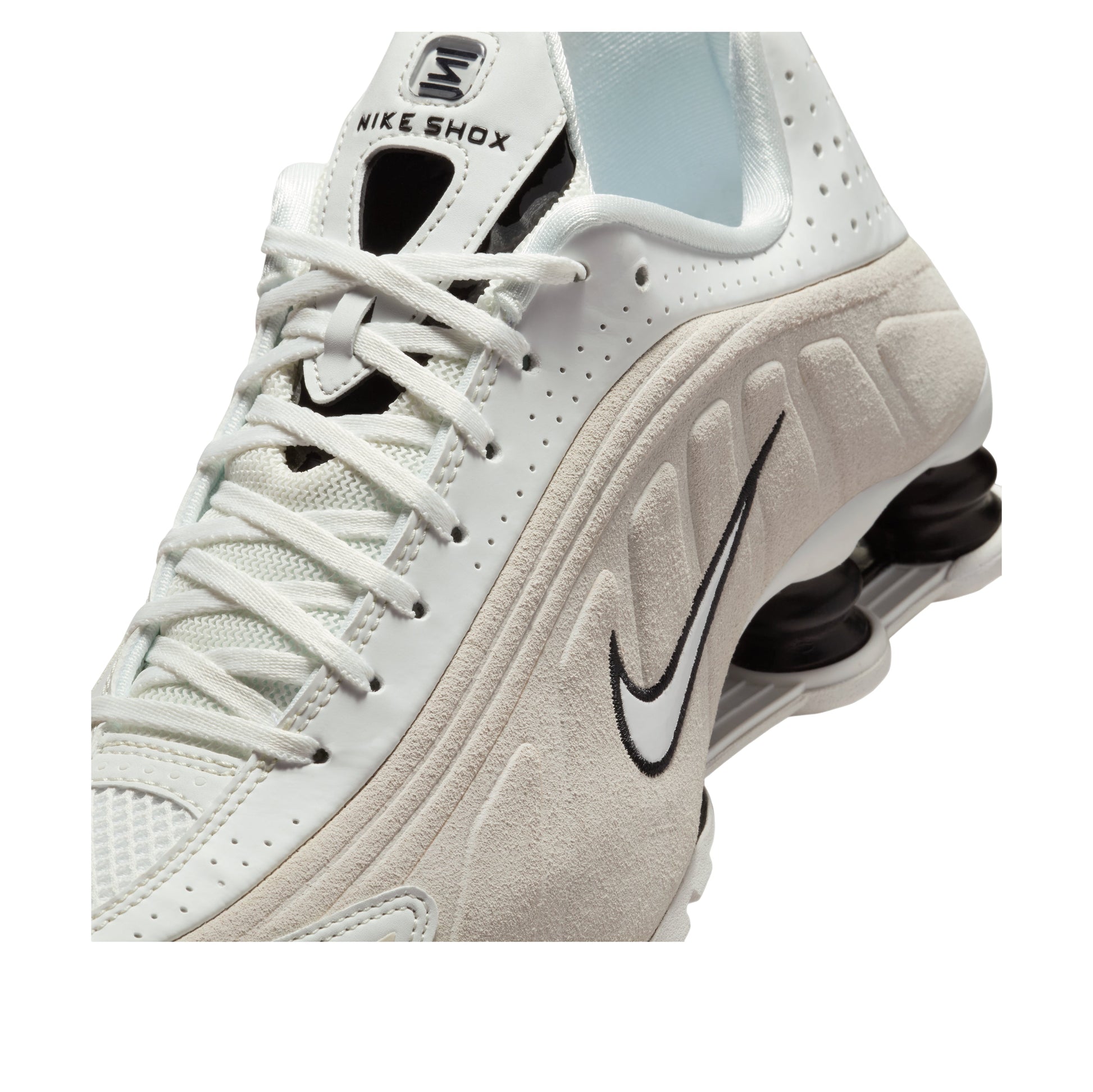 (WMNS) Nike Shox R4 'Summit White Light Orewood Brown' HQ7739-100
