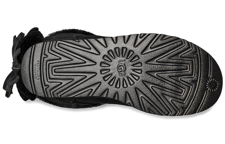 (WMNS) UGG Classic Double Bow Short 'Black' 1127131-BLK