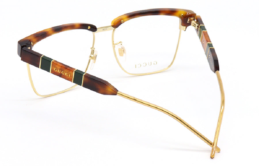 Gucci Simplicity Frame Glasses Optical Glasses BlackGold 'Black Gold' GG0605O