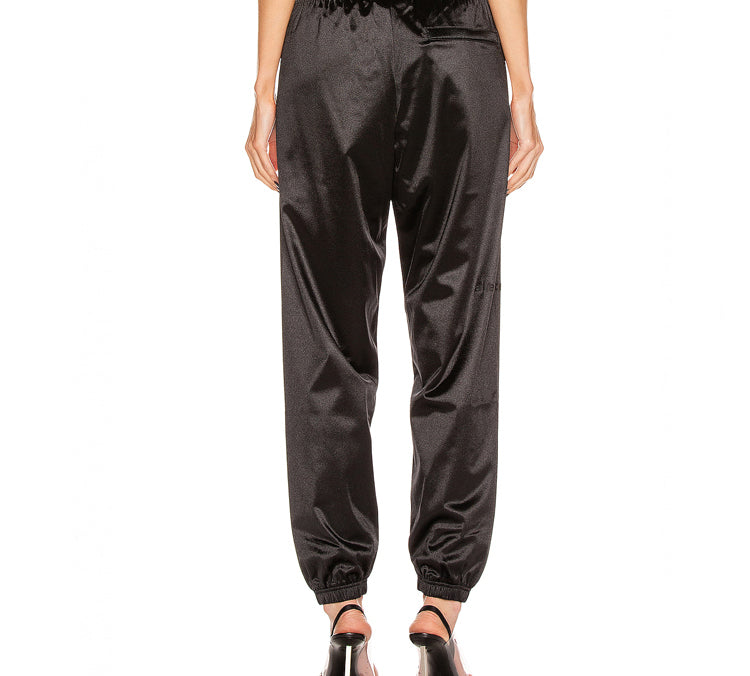 adidas Alexander wang Unisex New York Printing Sports Trousers Black FL6905