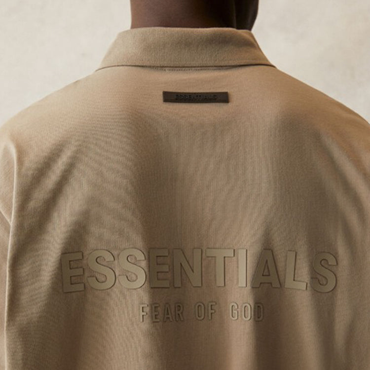 Fear of God Essentials SS21 Polo Shirt 'Moss' FOG-SS21-583