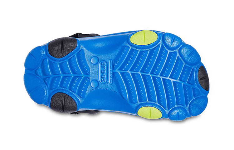 (PS) Crocs Flat Heel Blue Sandals 207011-4JL