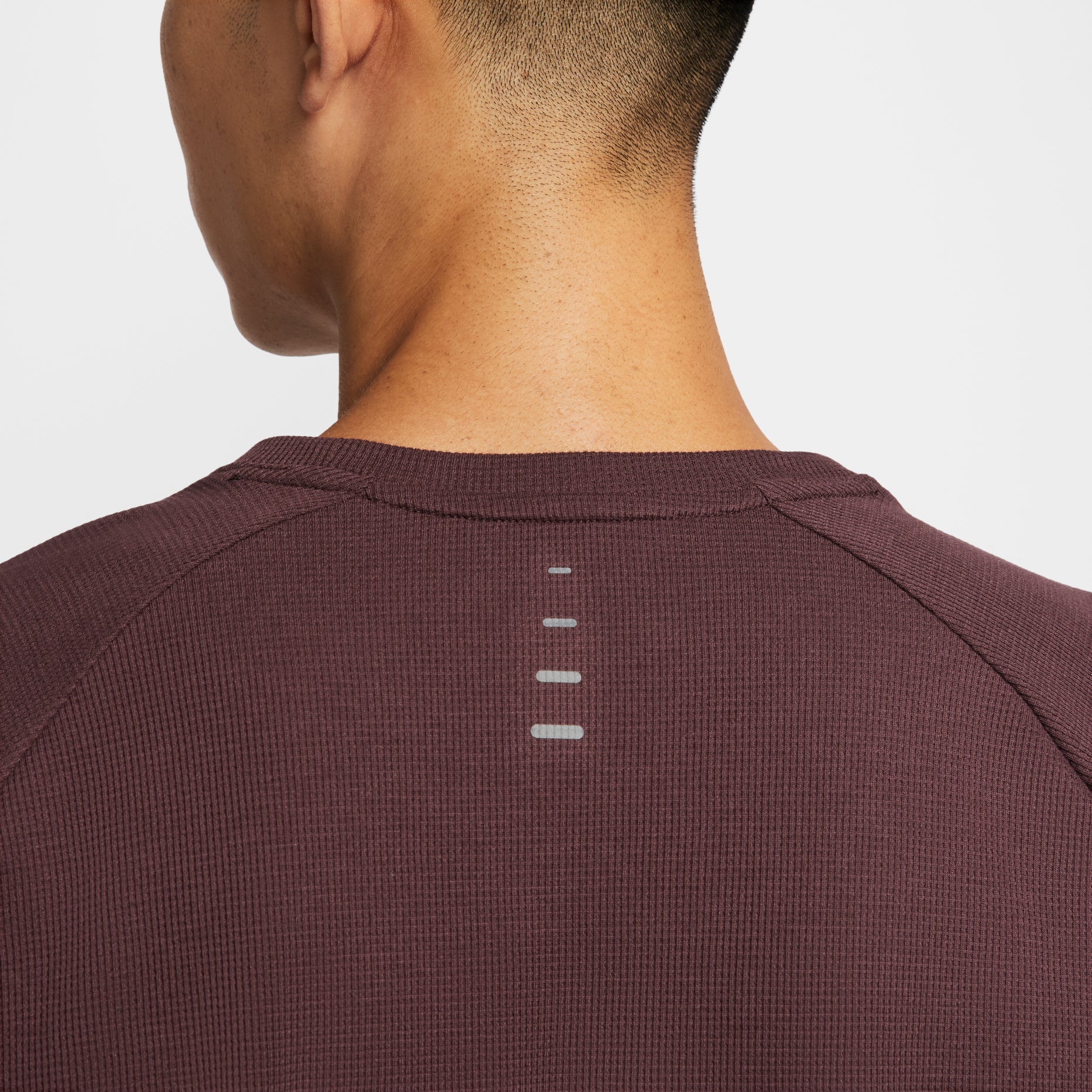 Nike Stride Dri-Fit Running Waffle Crew Neck Top 'Vivid Fuchsia' HV2706-652