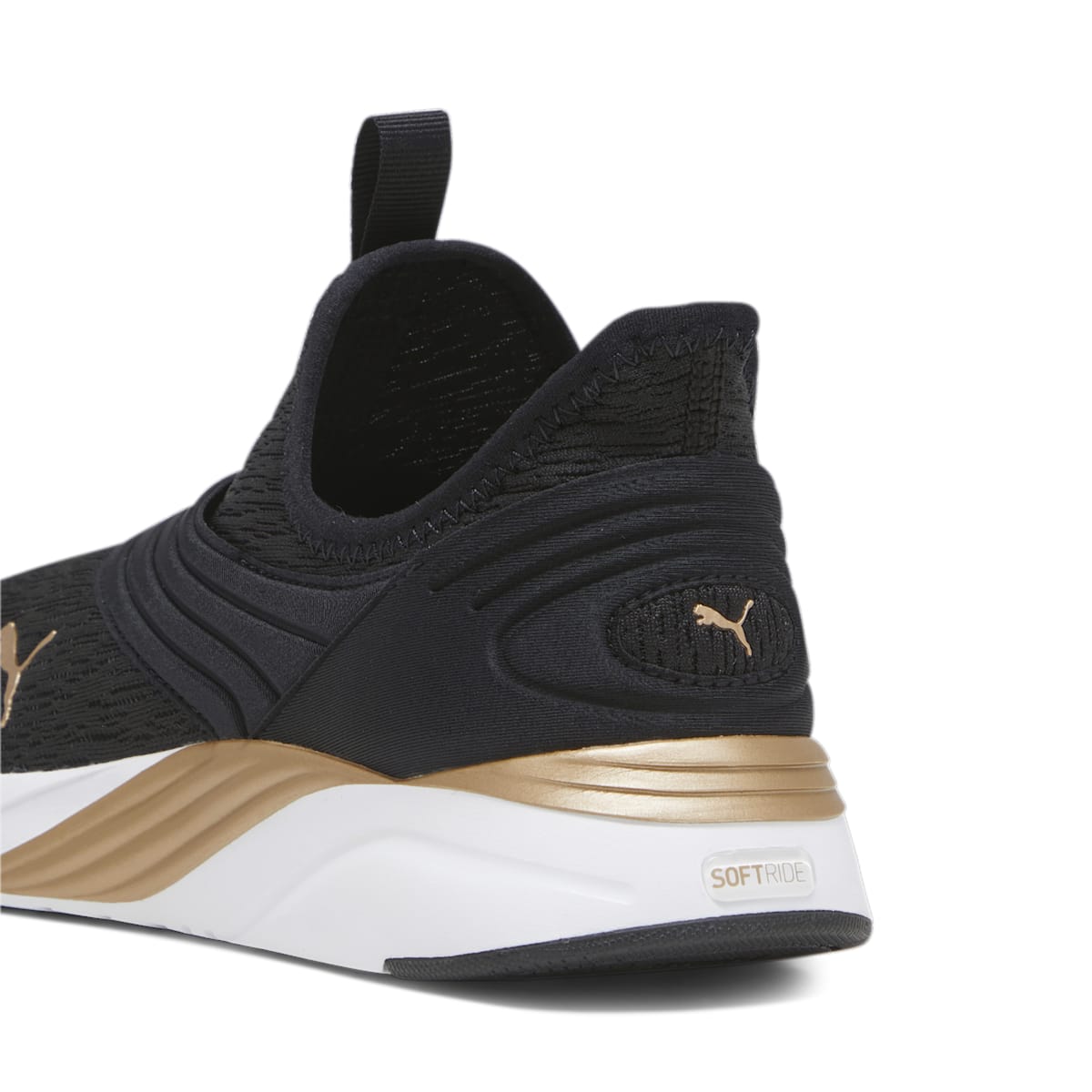 (WMNS) PUMA Softride Sophia 2 'Slip Metal - Black' 378789-01
