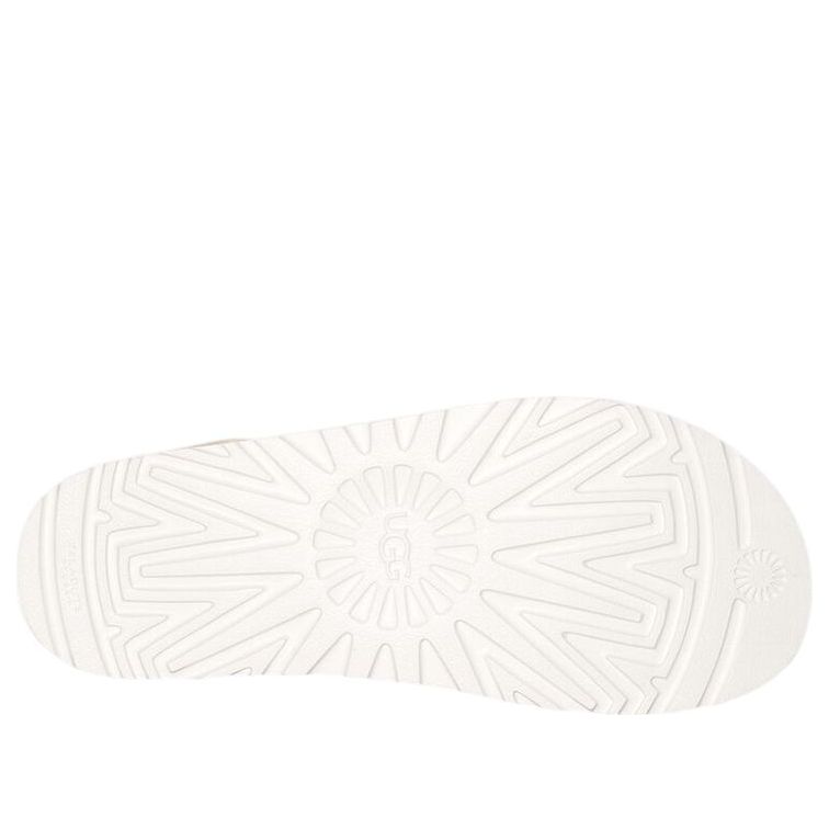 (WMNS) UGG Goldenstar Flatform Sandal 'White' 1117954-WHT