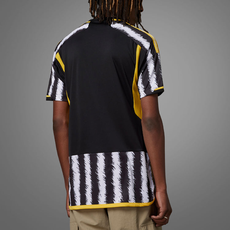 adidas Juventus 23/24 Home Jersey 'Black White' HR8256