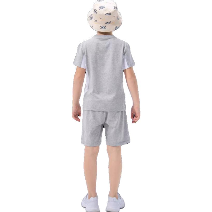 (GS) Mizuno Casual T-shirt Suit 'Grey' TZ3041