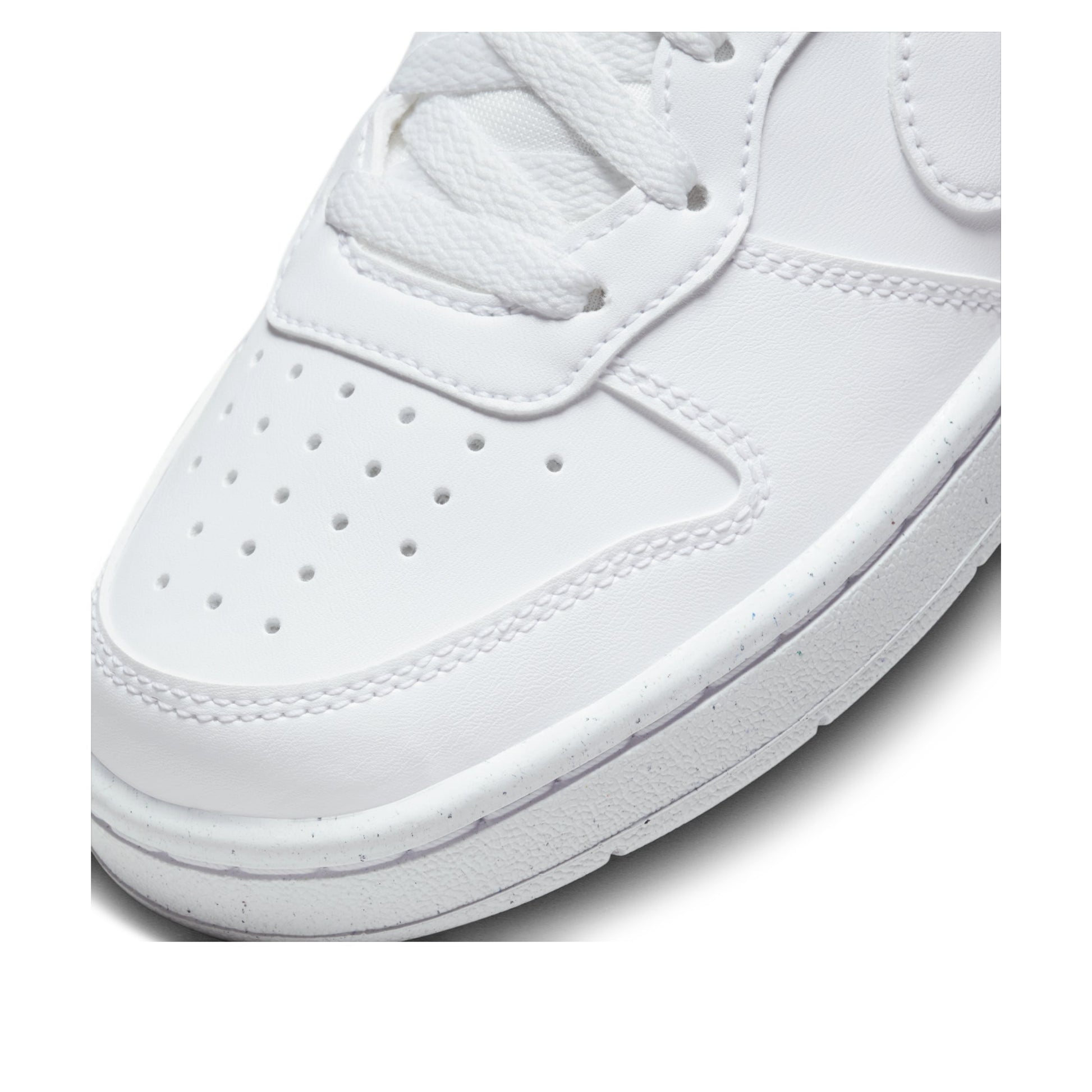 (GS) Nike Court Borough Low Recraft 'Triple White' DV5456-106