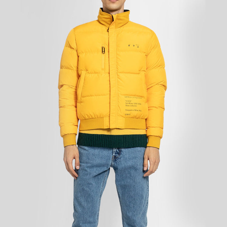 Off-White Arrows Motif Reversible Puffer Jacket OMED024E20FAB0011001