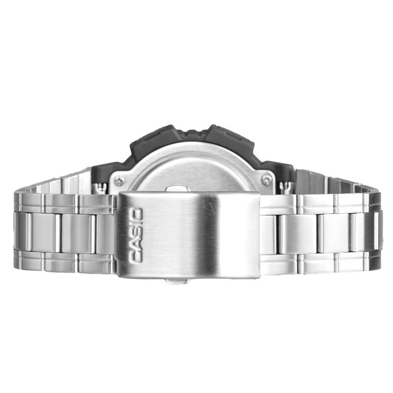 CASIO Sports Waterproof Stainless Steel Strap Quartz Mens Silver Digital AE-1400WHD-1A