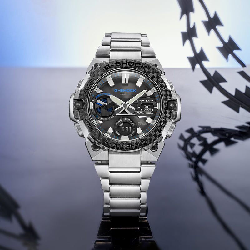CASIO G-Shock Analog-Digital 'Black Silver' GST-B400XD-1A2PFT