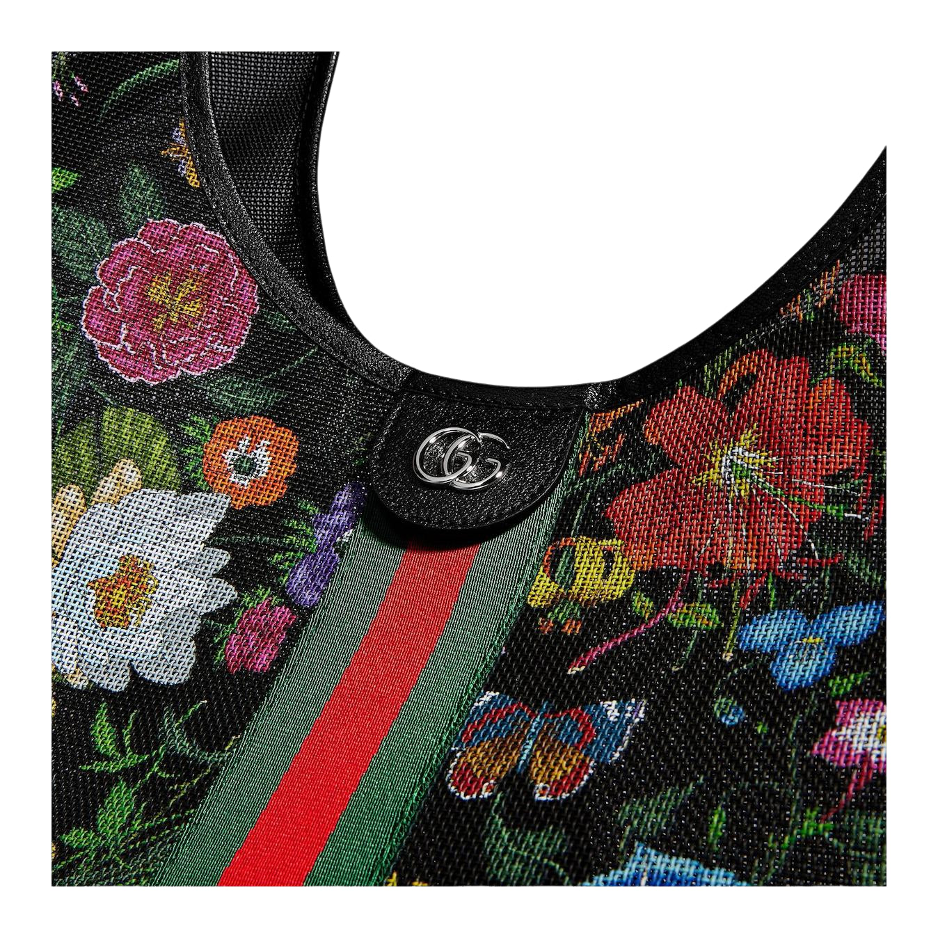 (WMNS) Gucci Giglio Flora Large Tote Bag 'Black Multicolor' 853971-FAGDB-1053