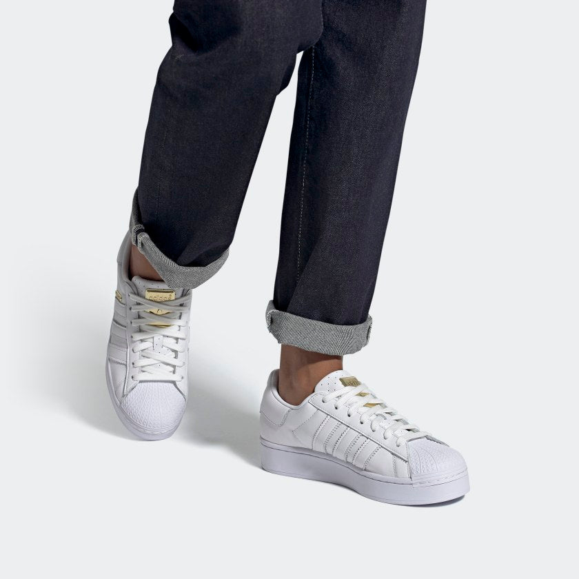 (WMNS) adidas Superstar Bold 'White Gold' FW4520