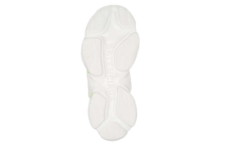 (WMNS) Balenciaga Triple S Sneakers 'White Fluorescent Yellow' 524039W2CA37390