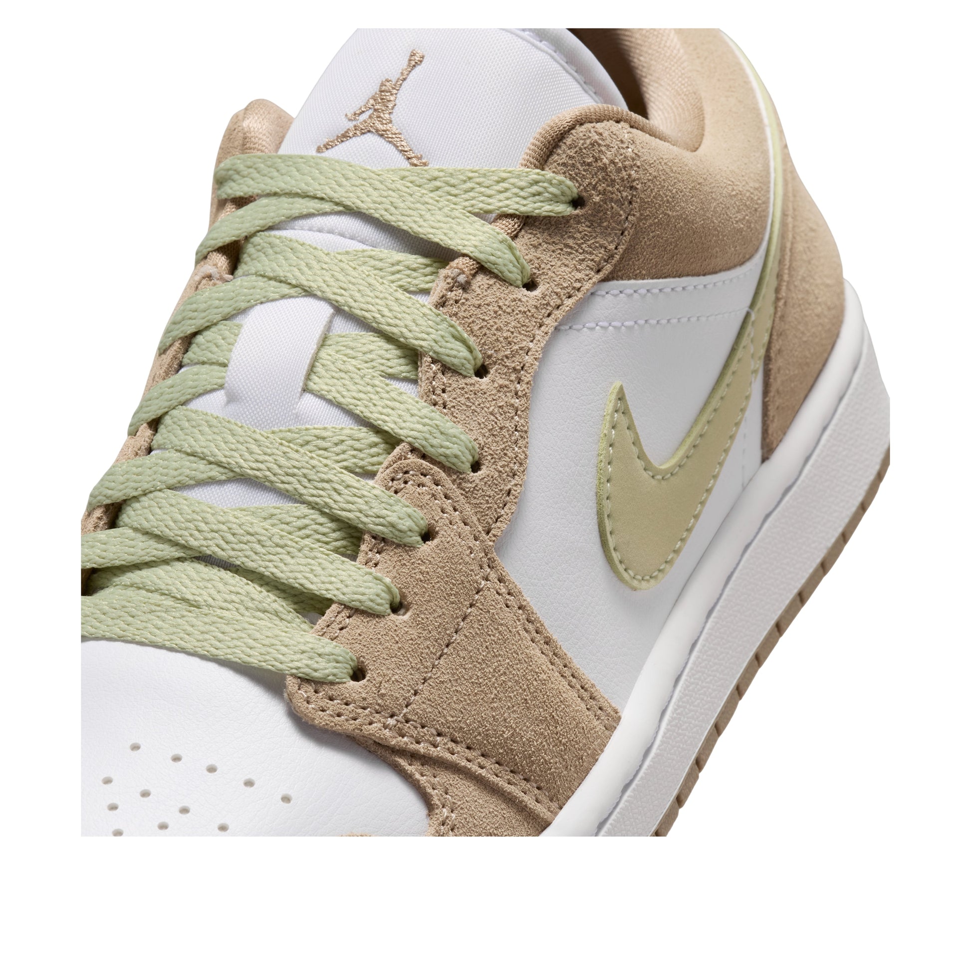(WMNS) Air Jordan 1 Low 'Khaki Olive Aura' DC0774-204